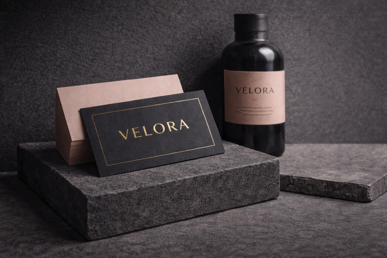 Velora brand card design